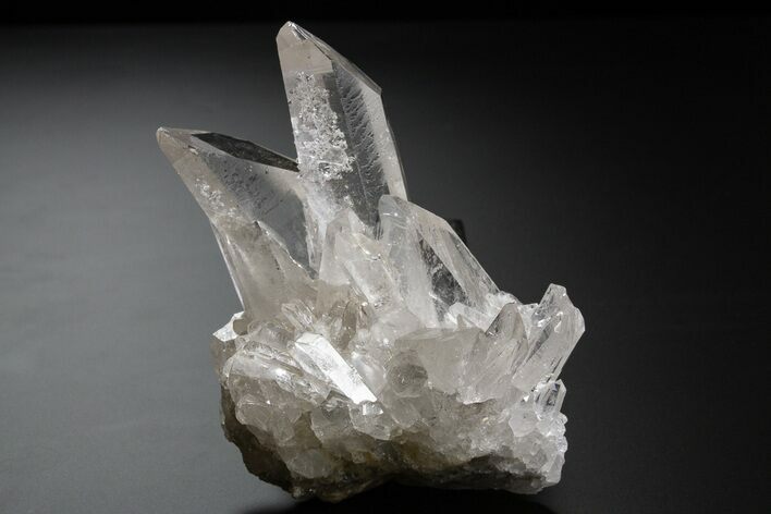 Clear Quartz Crystal Cluster - Brazil #306039